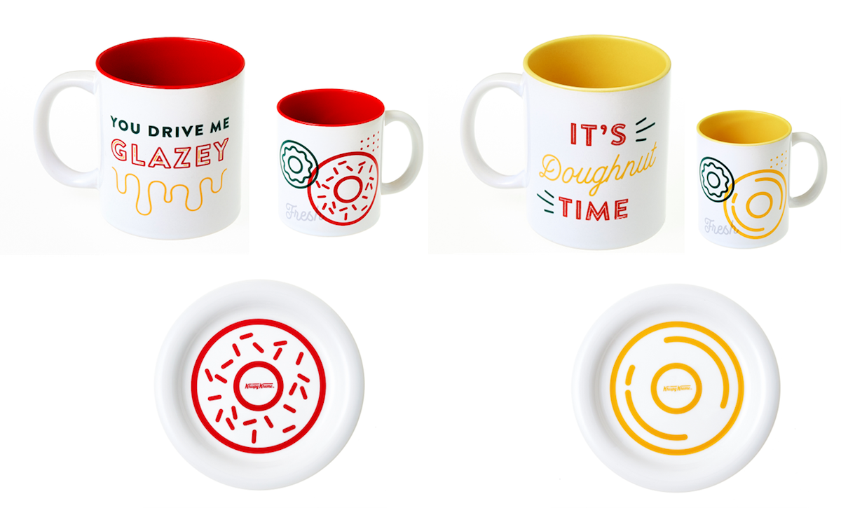 『クリスピー・クリーム・ドーナツ オリジナル マグカップ／プレート』