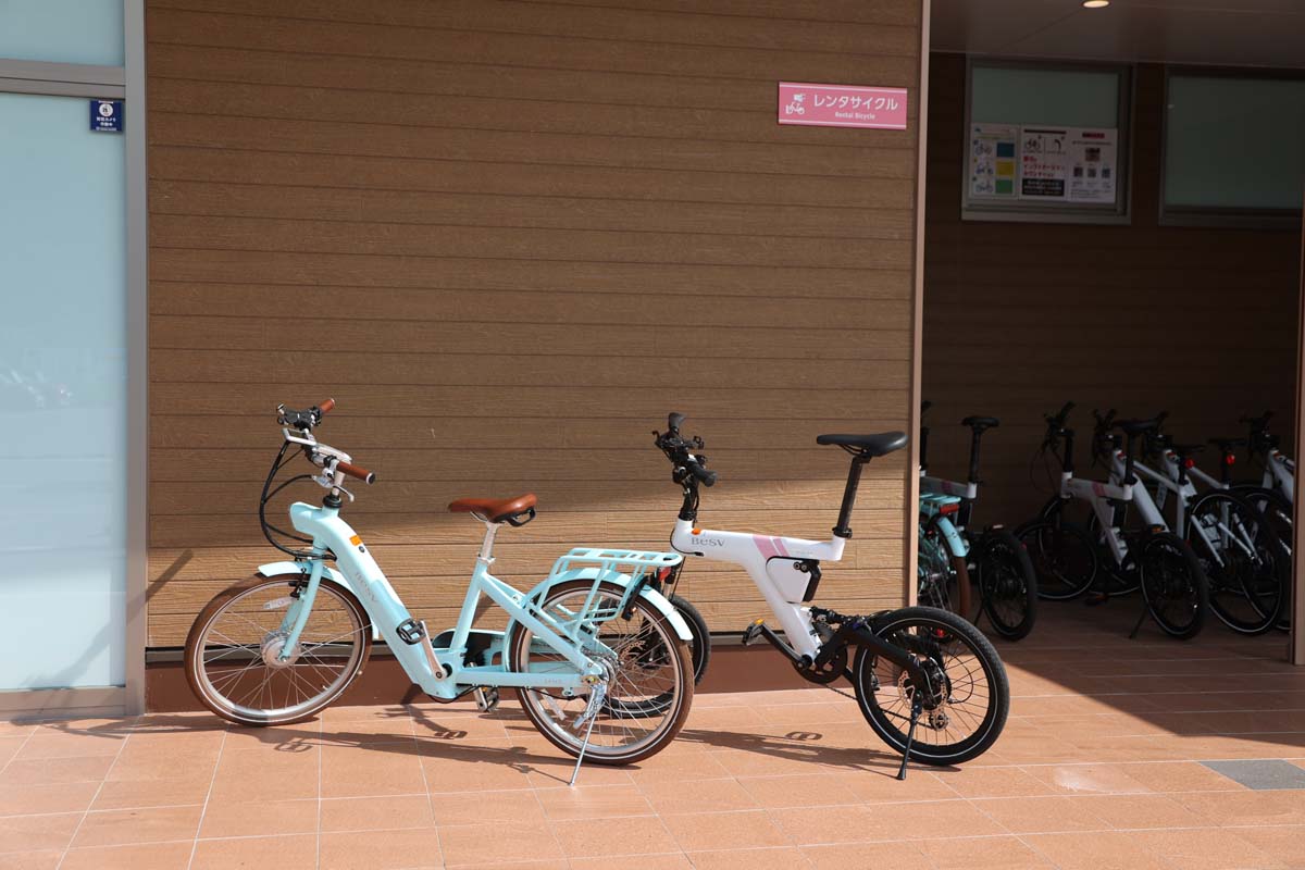 レンタサイクルも可能