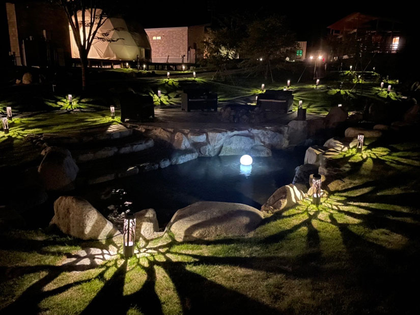 21時からはサイレントタイムに。静寂に包まれた、特別な夜の時間を満喫して