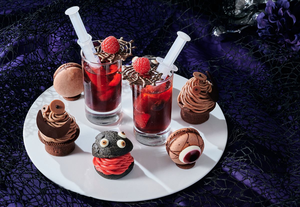 ハロウィンモチーフのスイーツ4種類