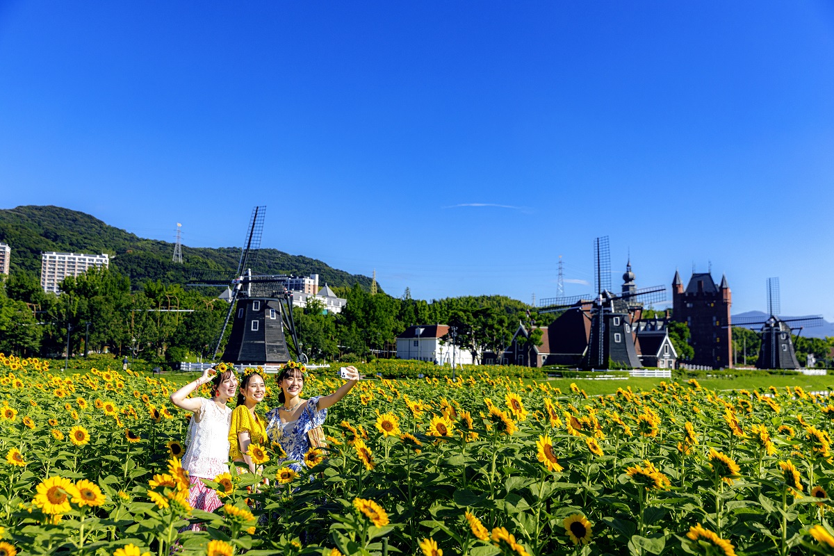 ハウステンボス 光の街の夏祭り