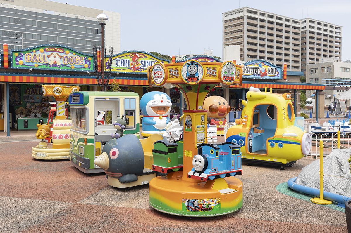 人気キャラクターの遊具も待っている！