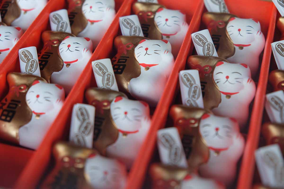 招き猫みくじ1回300円