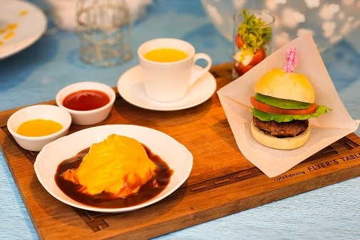 ウッドボード 　アレンジメント　イメージ