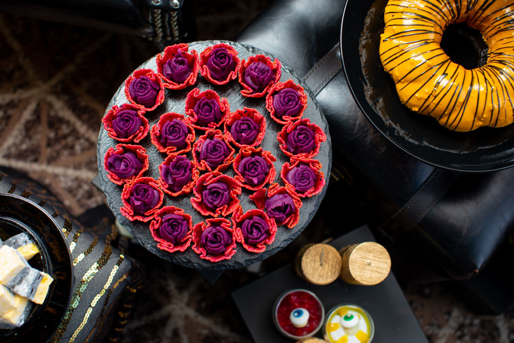 「ローズカップ・紫芋のタルト」