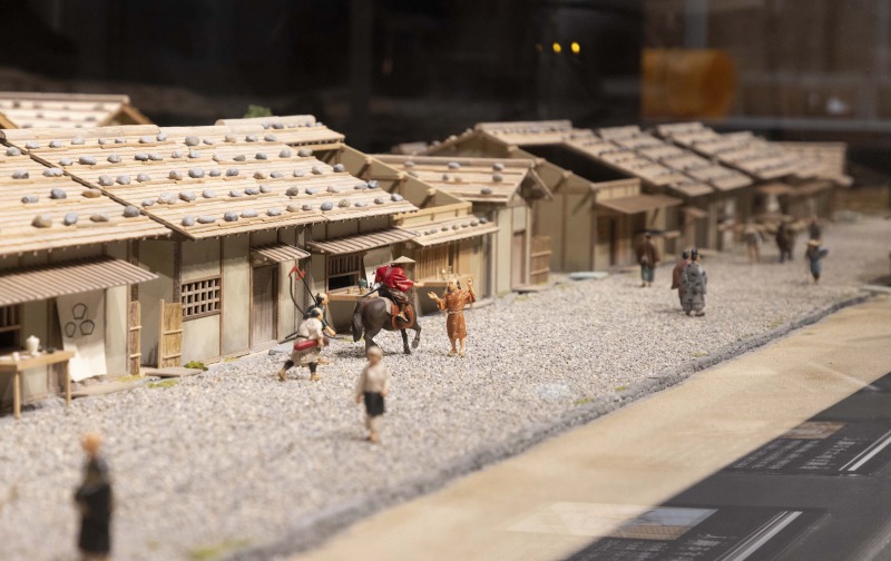 俯瞰で見ても、ジオラマの人の目線で見ても楽しい展示