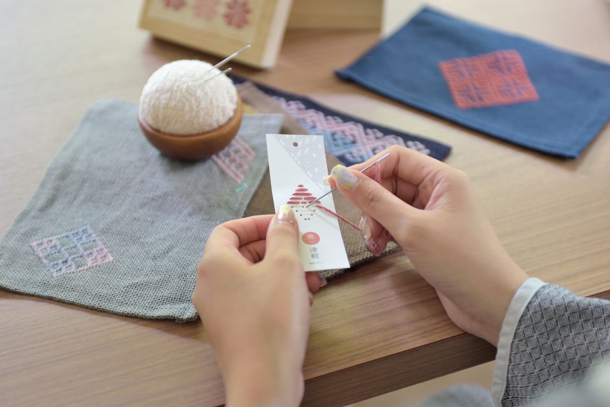 こぎん刺し体験