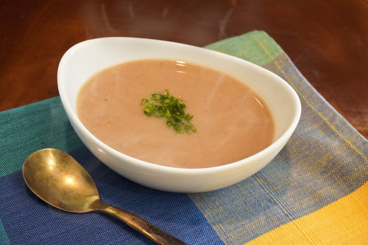 トッピングのパセリは製品外のものです。