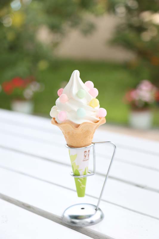 おいりソフトクリーム 450円