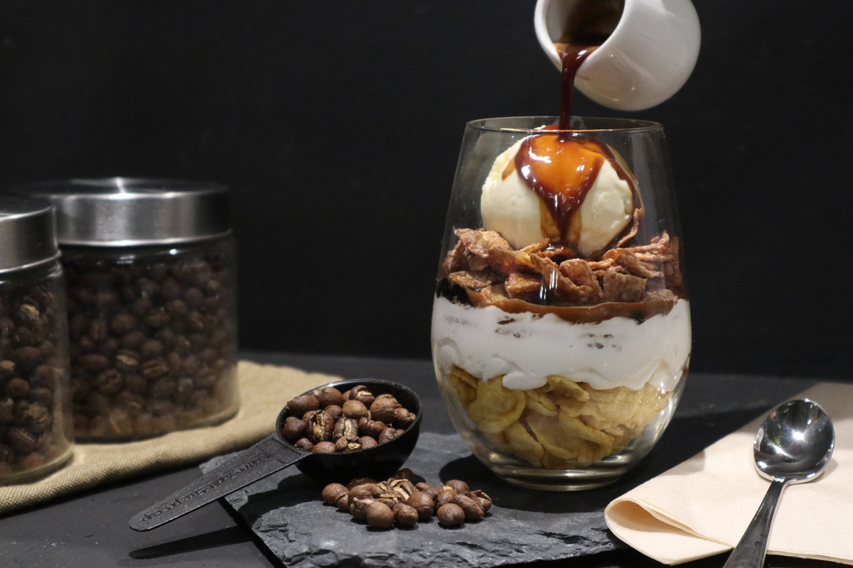 「アフォガード」（ドリンク付き）1270円