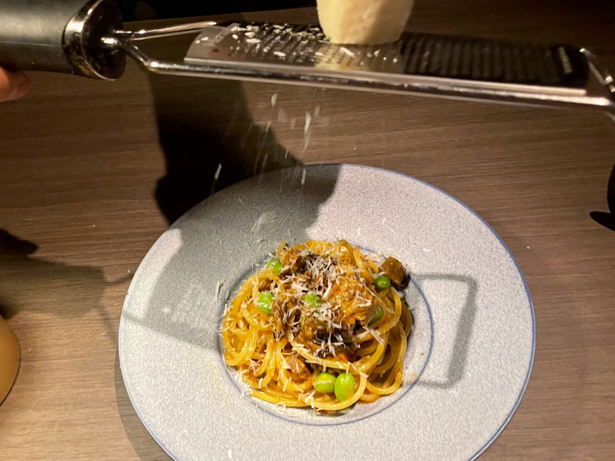 ラムラグーのパスタ