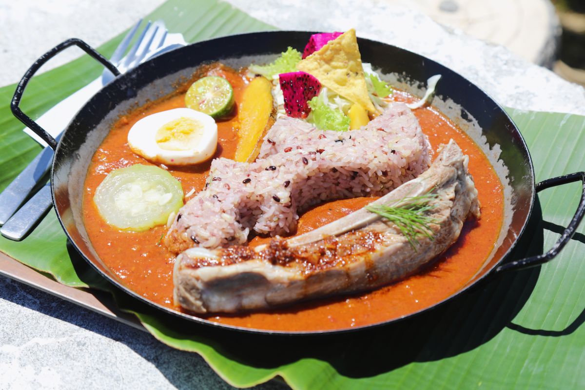 「ナビープレート（雑穀米）」980円