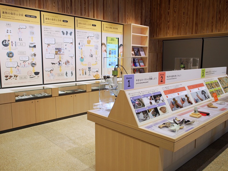 体験型の学びコーナーは大人も子どもも楽しめる工夫が