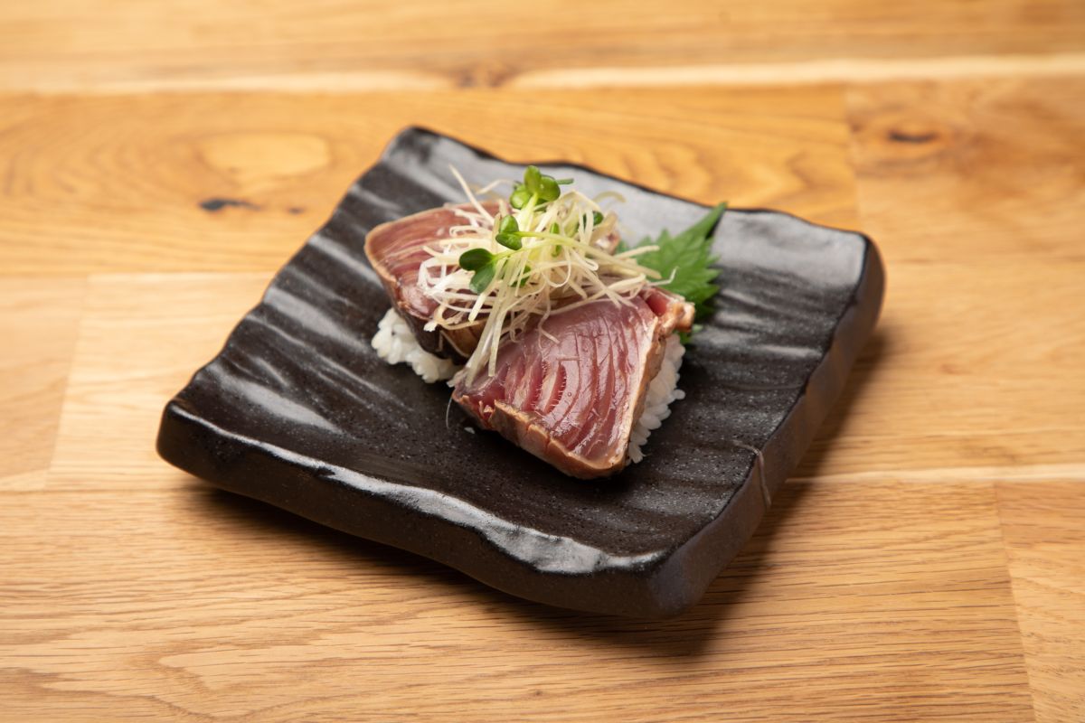 カツオの焼漬け寿司