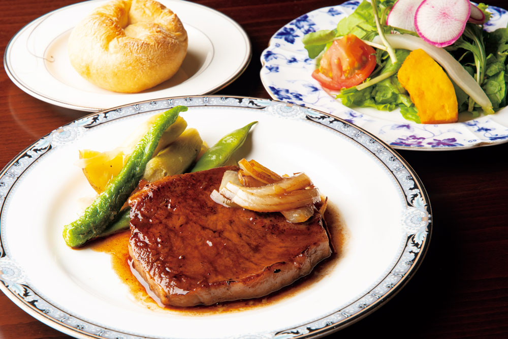 飛騨牛のサーロインステーキ