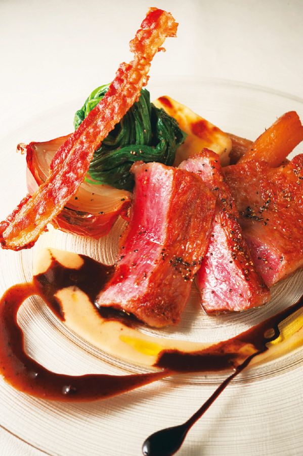 レストラン ル ミディの飛騨牛とびステーキ