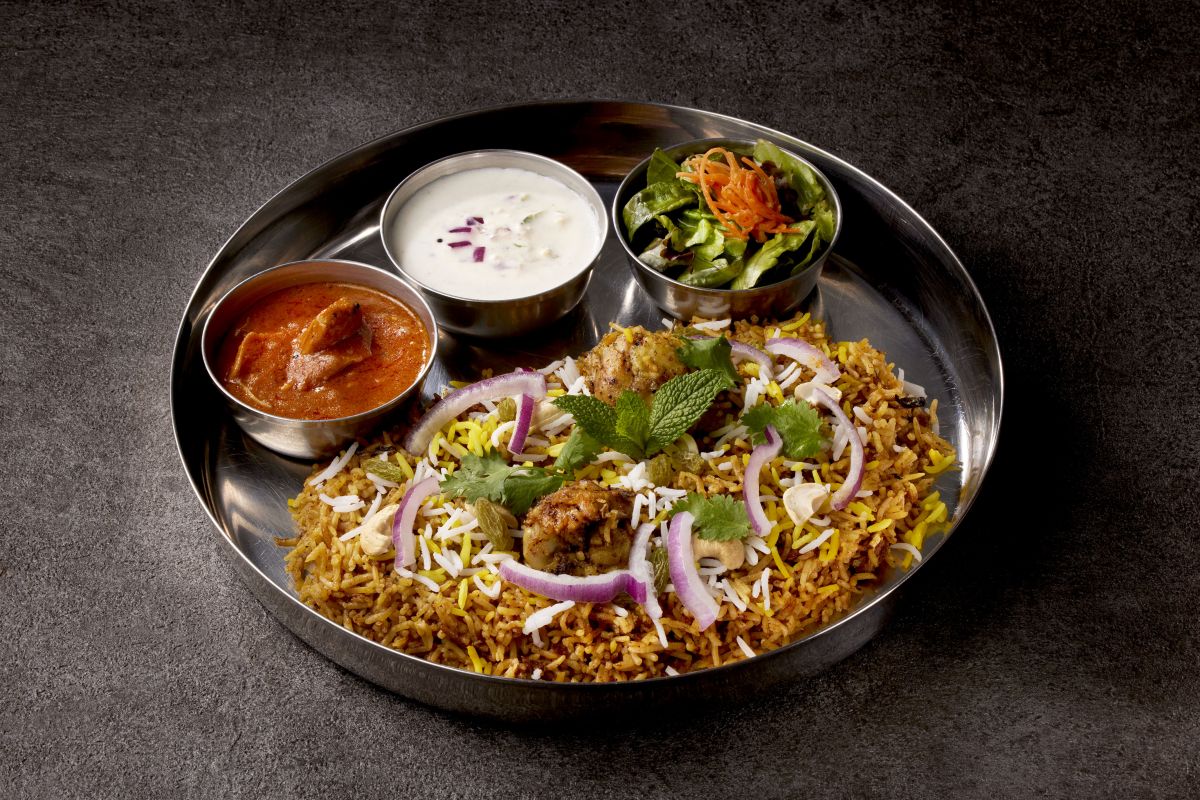 チキンビリヤニプレート　1100円