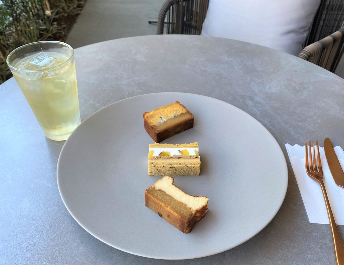 「蜜芋スイーツの3種盛」1350円