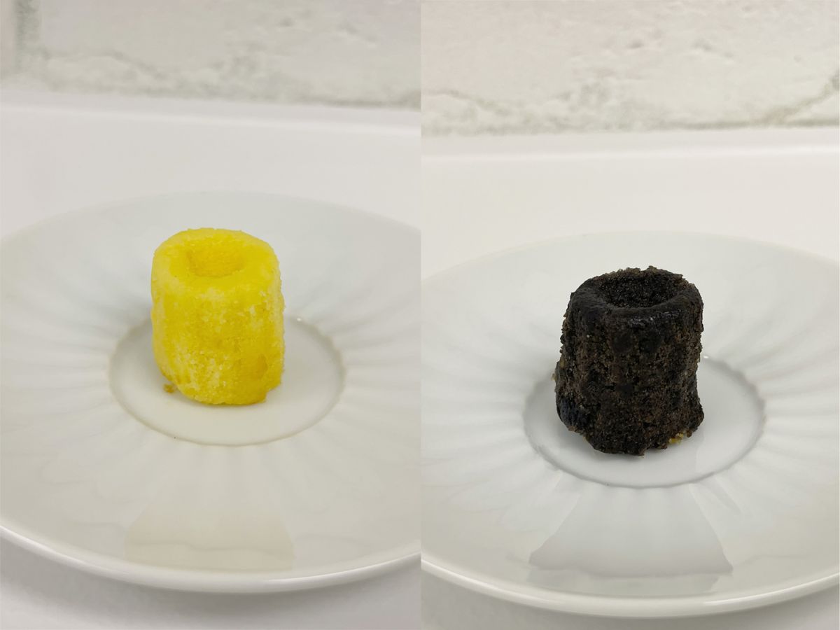 （写真左）レモンプチカヌレ （右）ココアレモンプチカヌレ 各200円