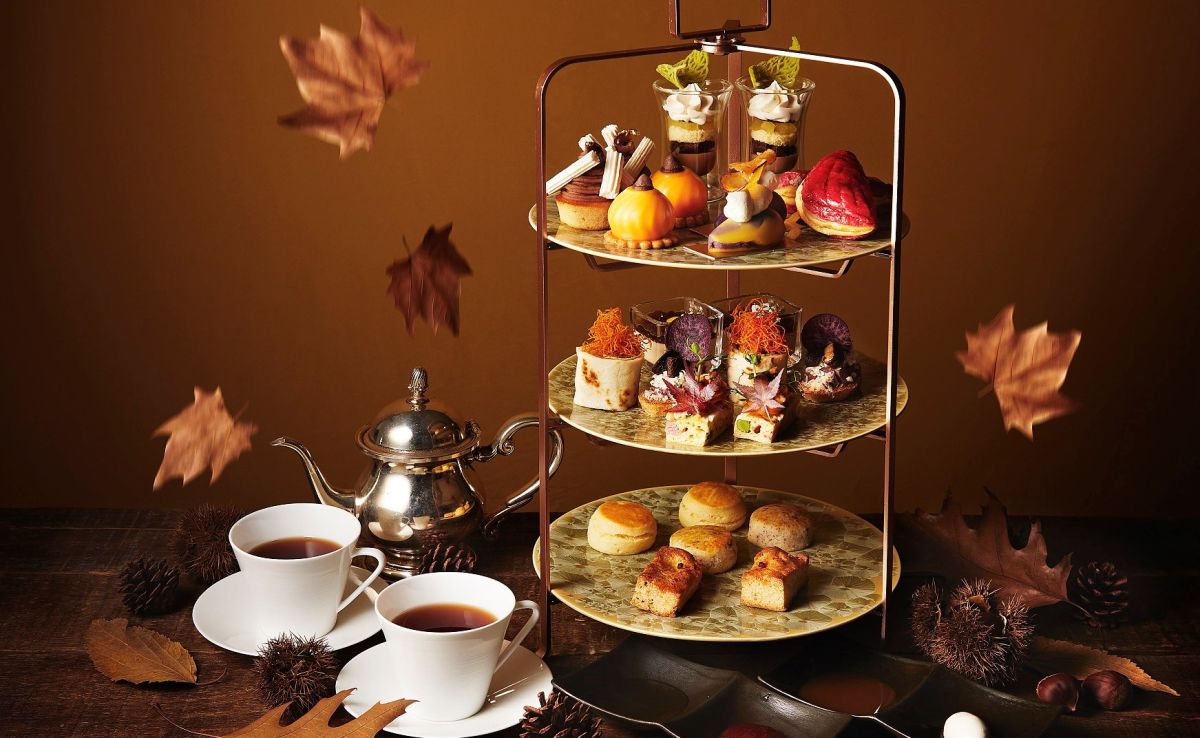 【シャングリ・ラ 東京】10月はハロウィン仕様に変身！ 味わい深い旬の味覚が詰め込まれた「オータムアフタヌーンティー」