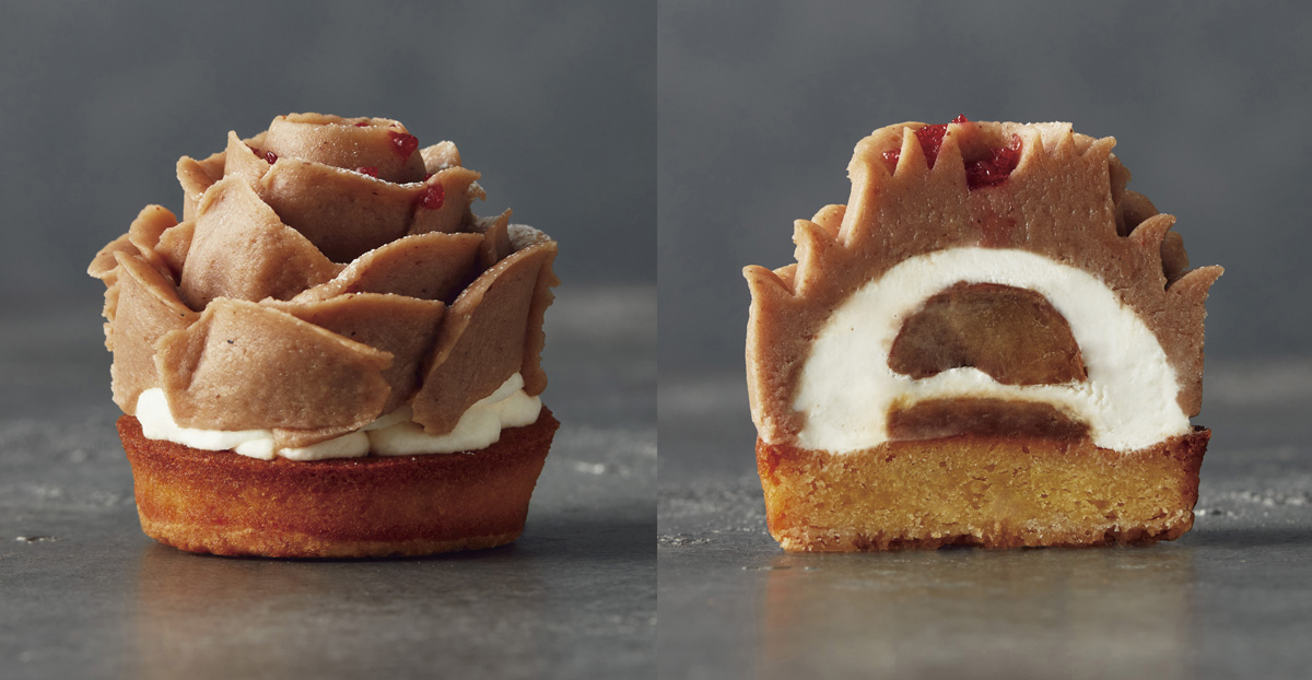 エキュート品川限定「バラ科のモンブラン」648円／ベリールビーカット