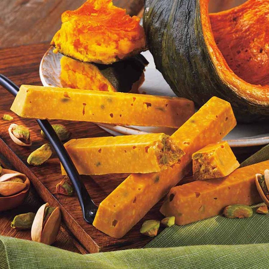 「ロイズバーチョコレート[南瓜（かぼちゃ）とピスタチオ]」6本 918円