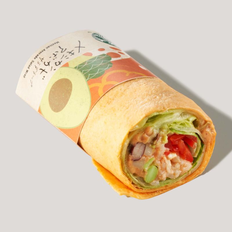 「メキシカンアボカド サラダラップ」（リニューアル）465円