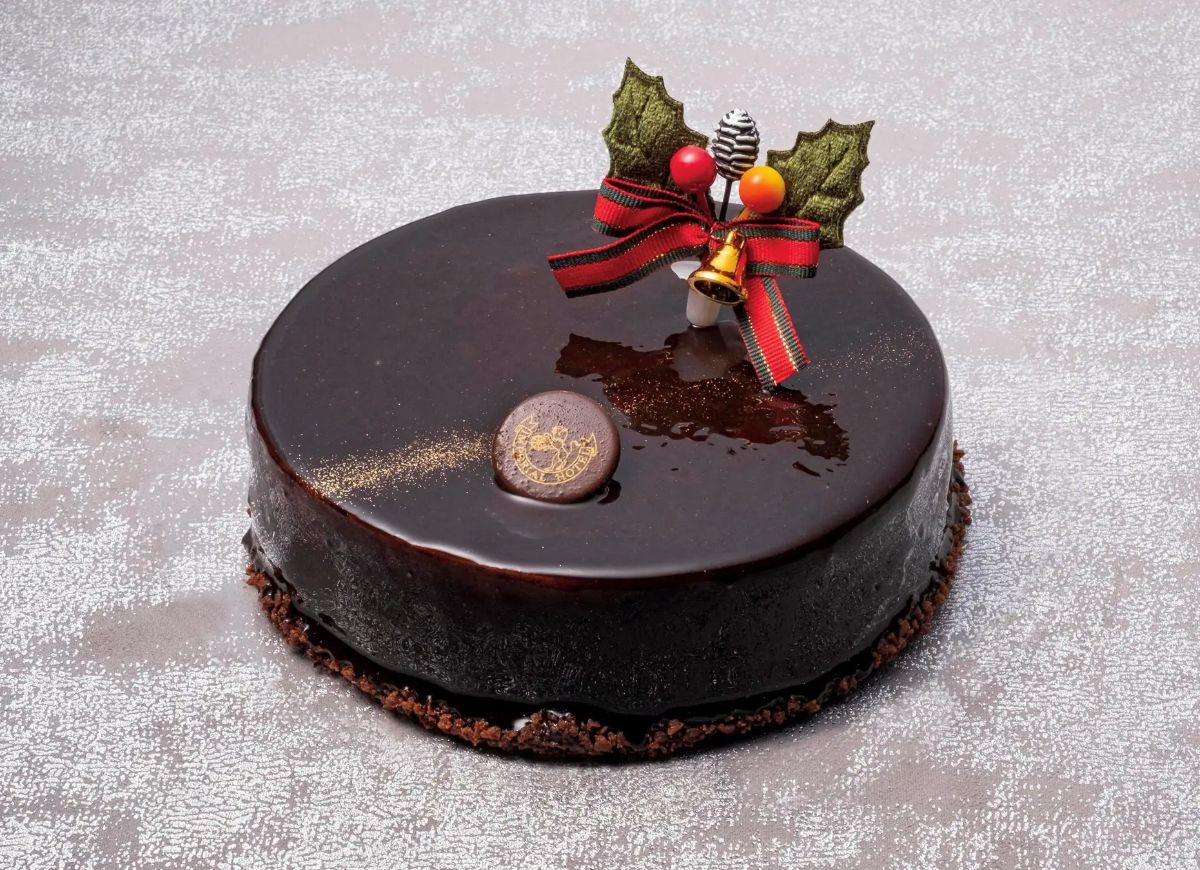 ＜東京駅限定・WEB予約対応＞【petit gargantua（グランスタ東京）】「ノエル・ショコラ」5号：直径約14cm×高さ約5cm 5724円 ※アルコール不使用