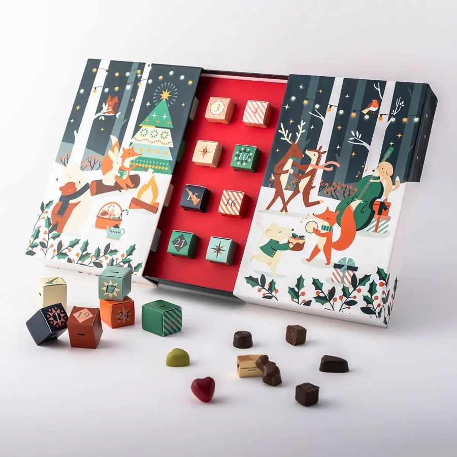 「アドベント カレンダー 2022【24粒入】」37.5× 30.3×4.8cm 1万4040円