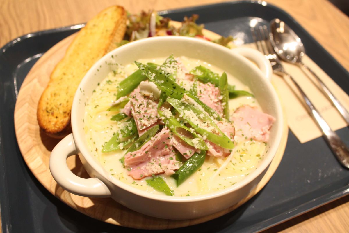 「深谷ねぎのスープパスタ」1350円 ※販売期間は未定