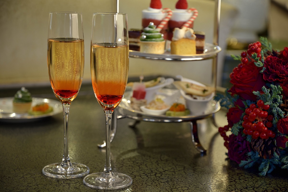 「クリスマスアフタヌーンティー」シャンパン付き　イメージ