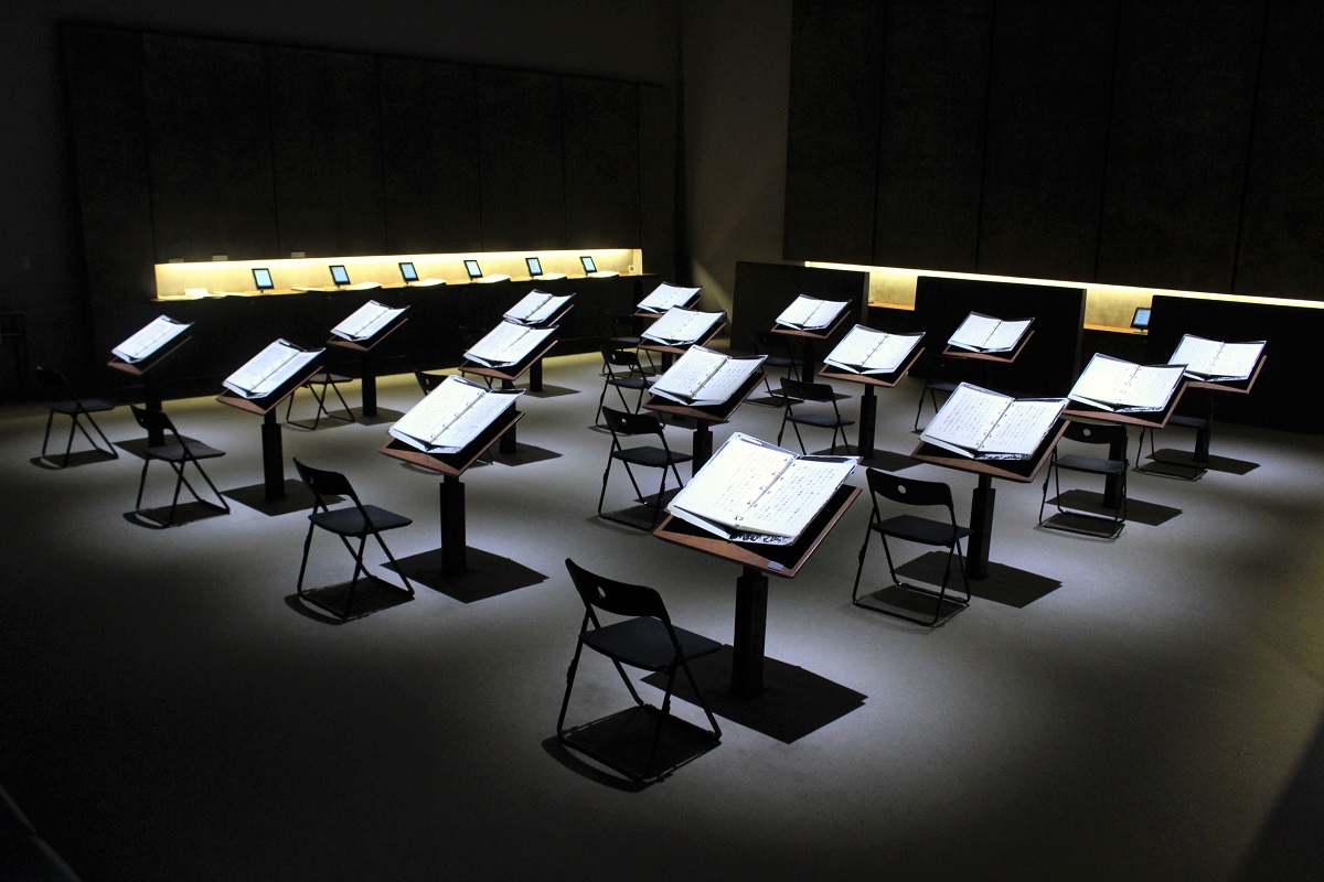 実際に沖縄戦を体験した住民たちから語り継がれる証言を集め、文字と映像で紹介 提供：沖縄県平和祈念資料館