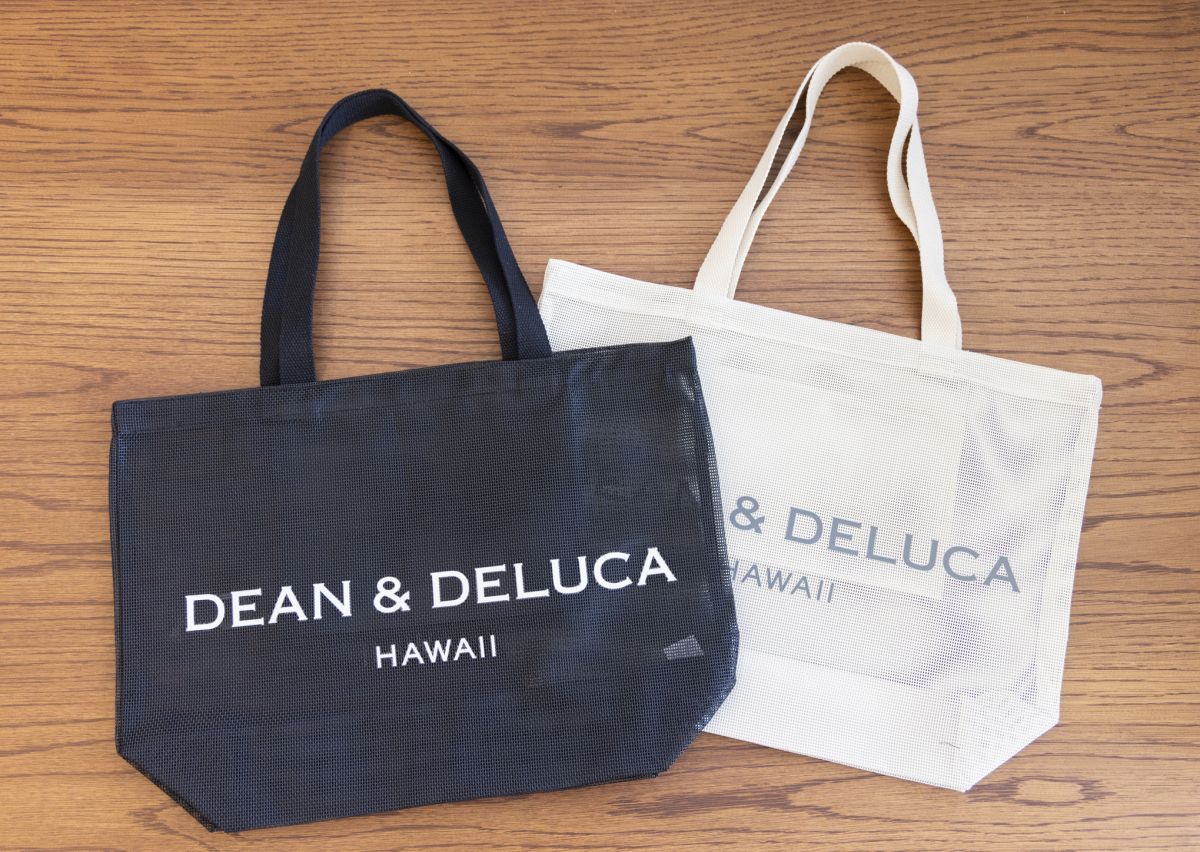 「メッシュトートバッグ」各$34