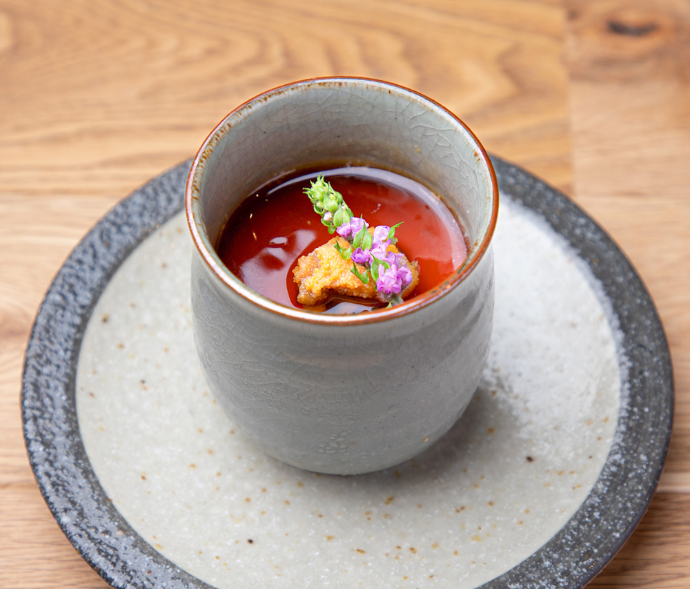 焼きうに豆腐　700円