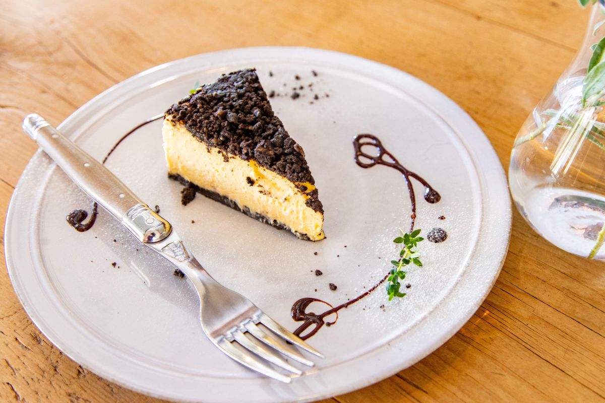 クッキー＆クリームのチーズケーキ660円