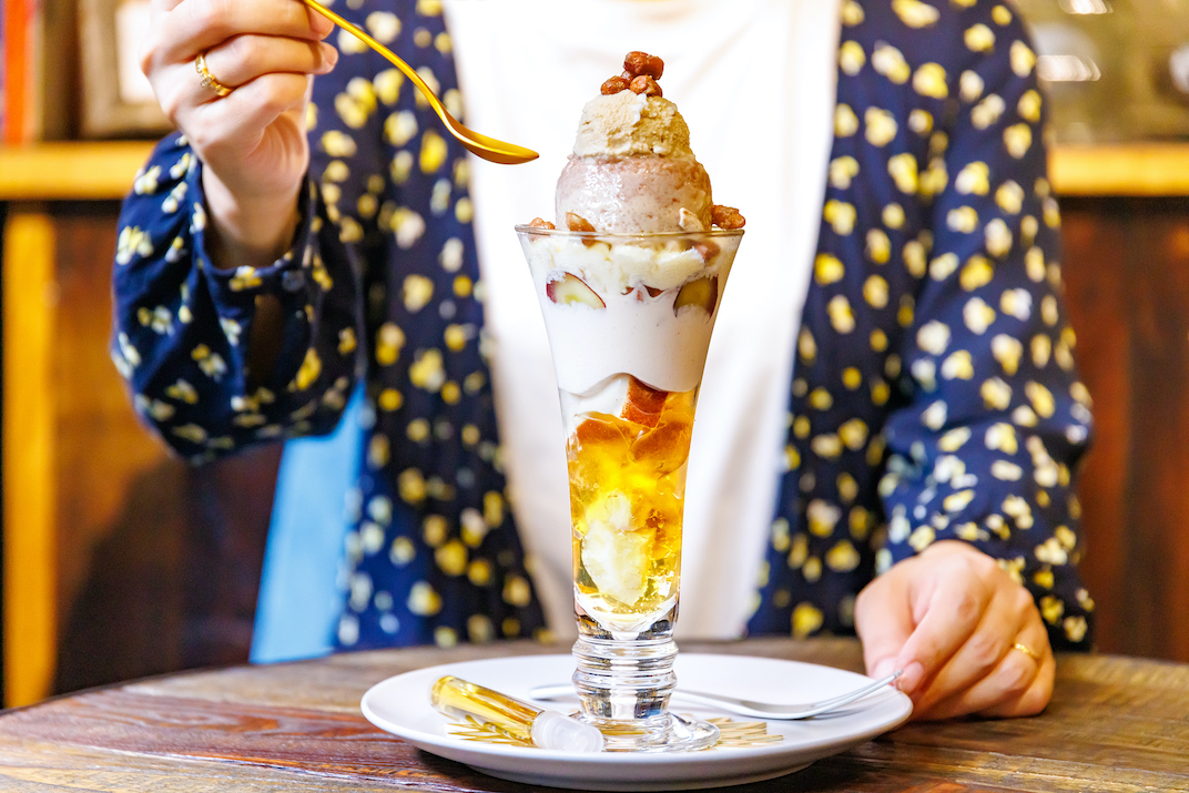 「栗ぱへ。」1870円。提供は2022年11月末頃まで