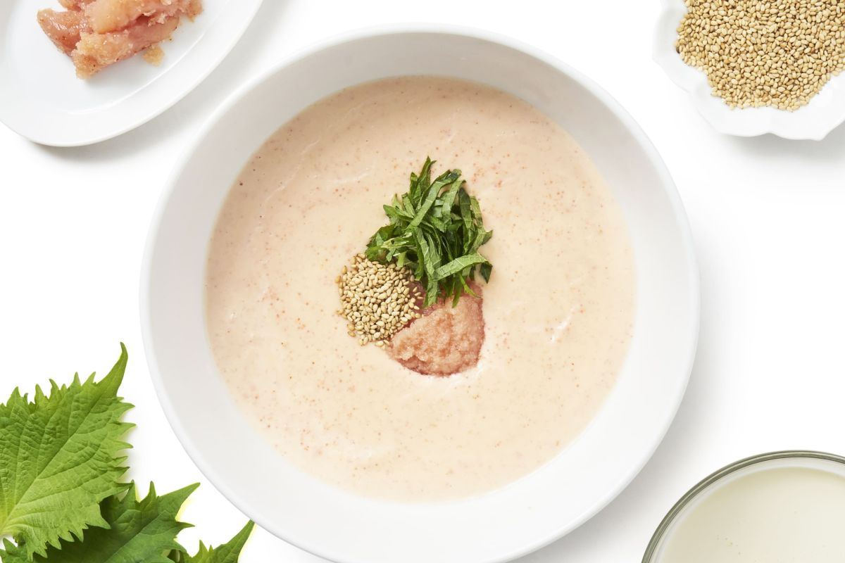 LABOメニュー(スタッフ研究レポートより)「明太クリームそうめん」　1474円