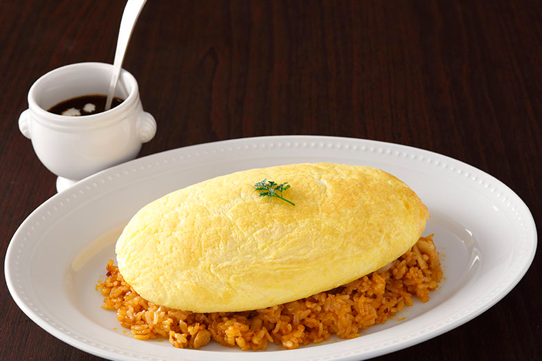 スフレオムライス 1300円