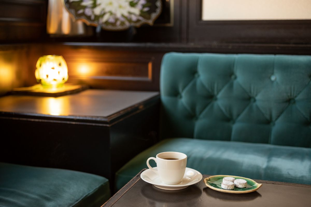 「起雲閣ブレンド珈琲とクッキー」600円