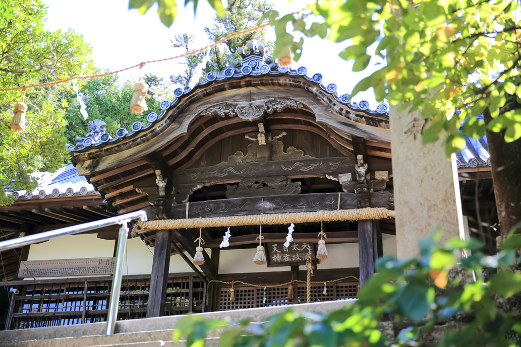 石段を登って正面に現れる本殿