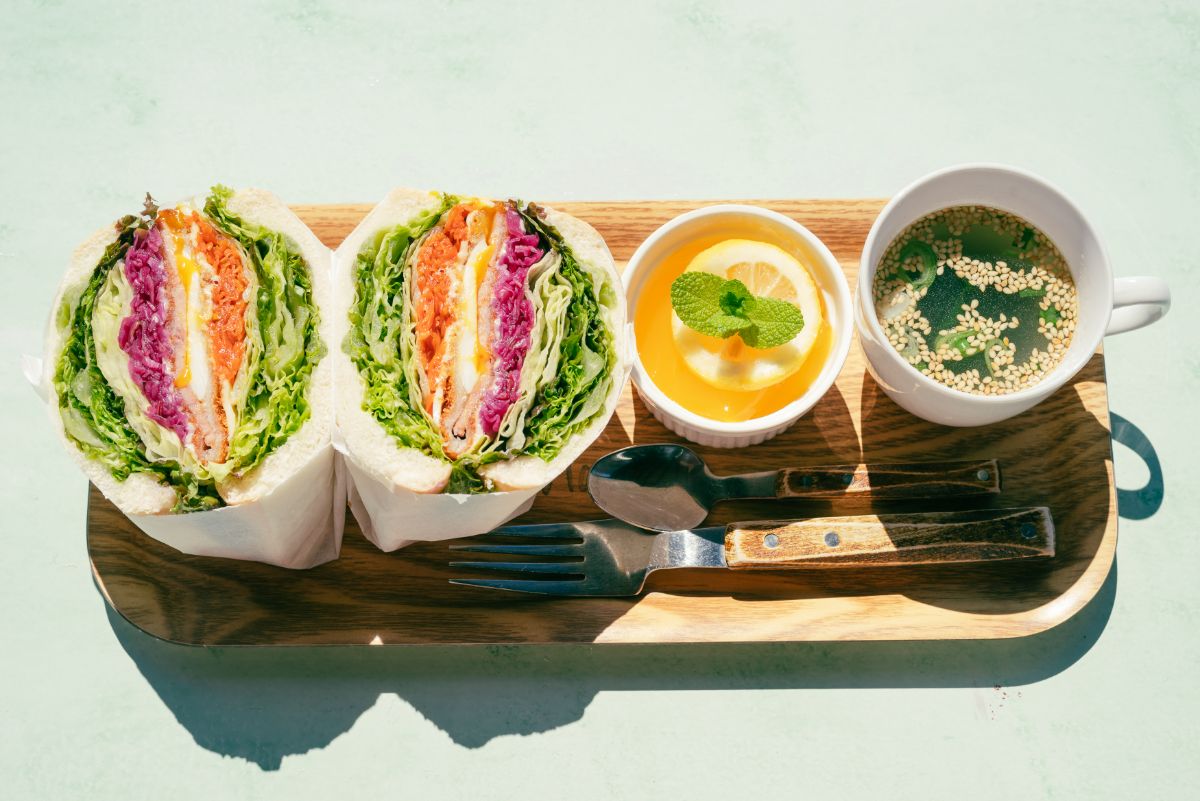 「ハムエッグわんぱくサンドプレート」1490円