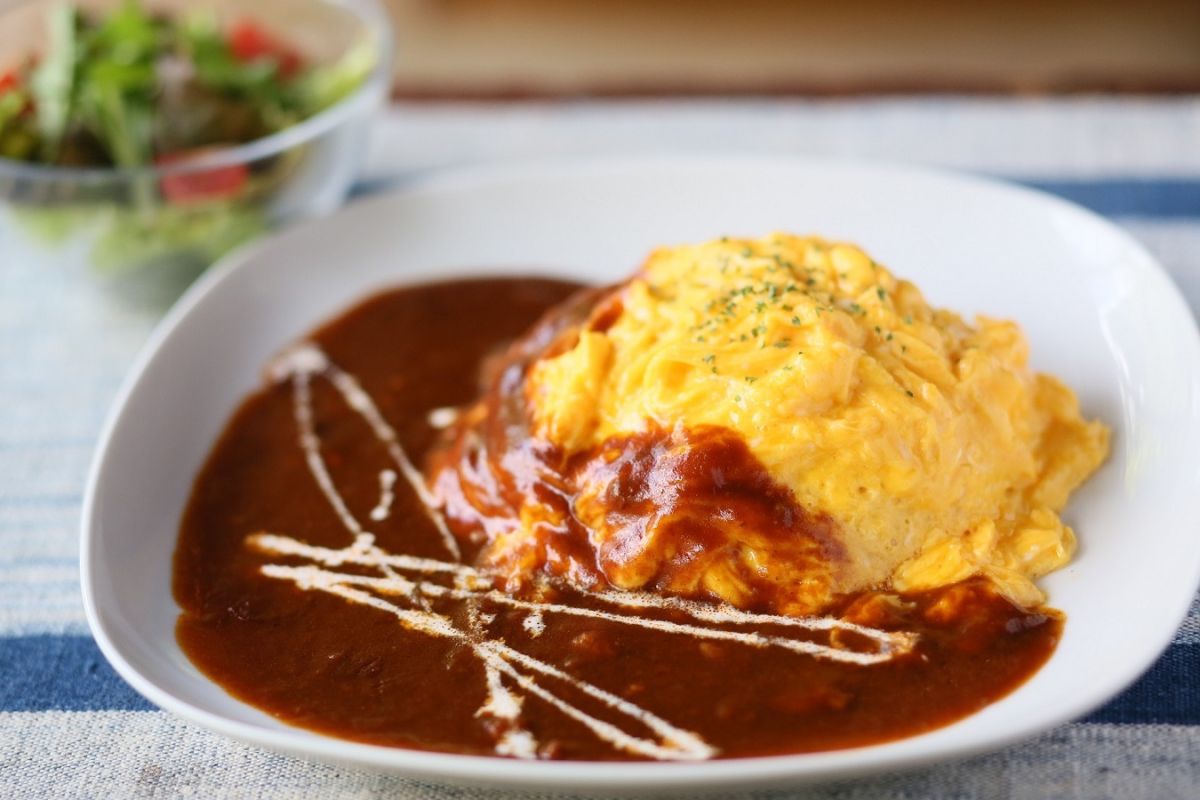 ふわふわ玉子のオムライス（1100円）