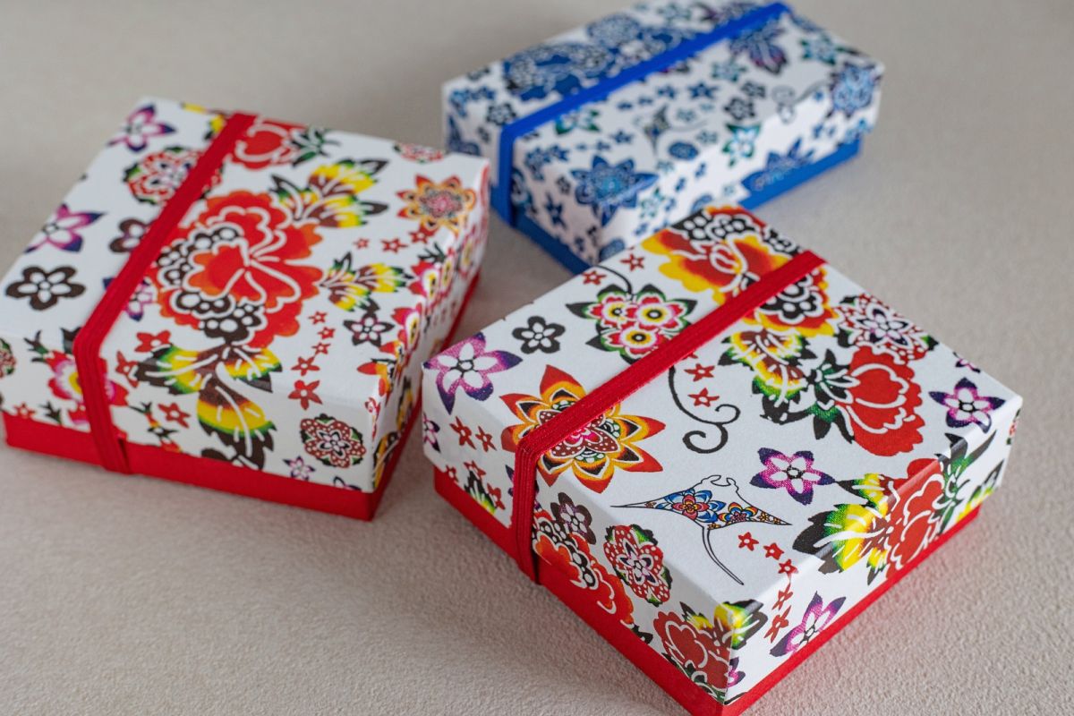 Dear Okinawa,オリジナルの紅型小箱