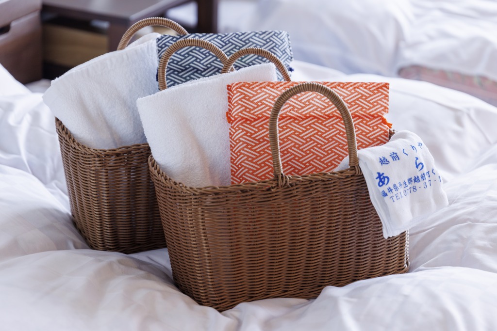 ヘアクリップなど女性への心配りがいっぱいの充実したアメニティ