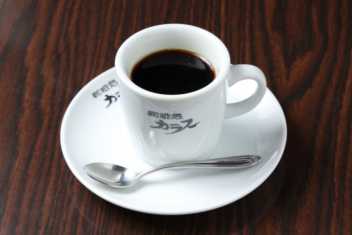 「カラスブレンドコーヒー」(450円)