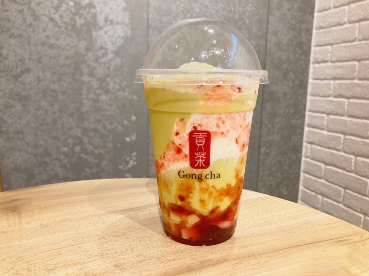 いちごピスタチオフローズンティー