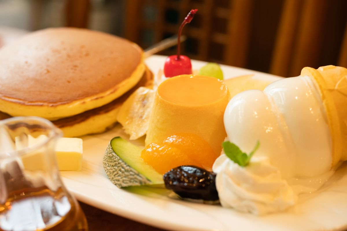 「スペシャルホットケーキ」1050円