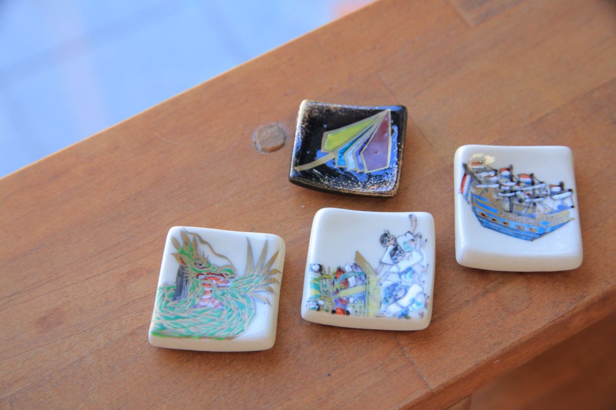 「長崎くんち」箸置各1000円