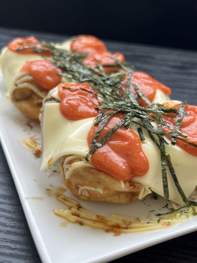 ごま油たこ焼き500円