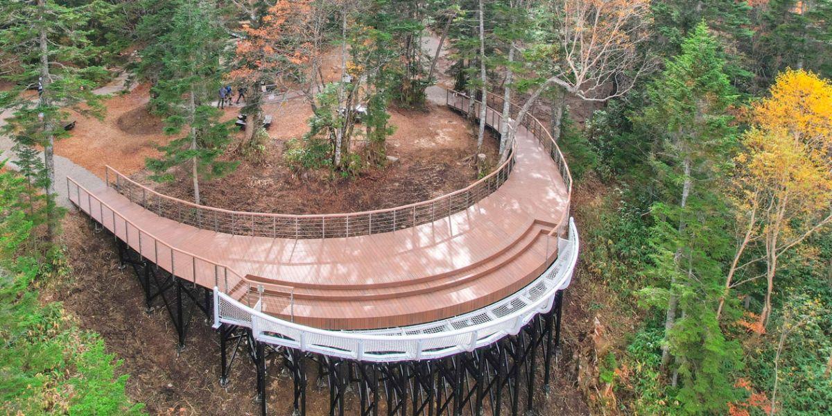 展望デッキ「槍の回廊」